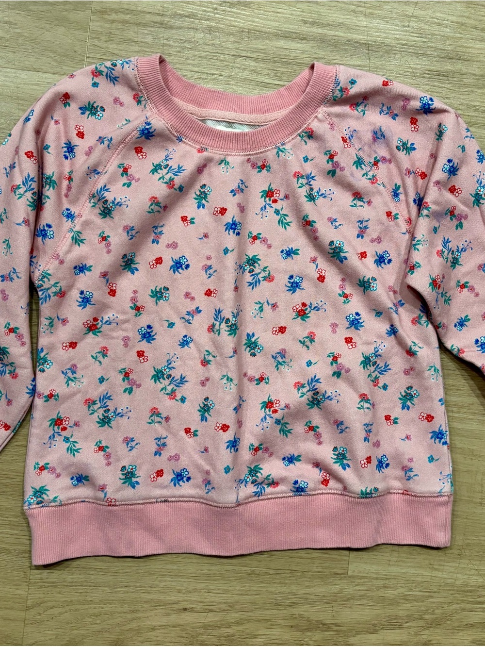 Everafter Boutique Pink Floral Fancy Sweatshirt Girls Size 10 $90